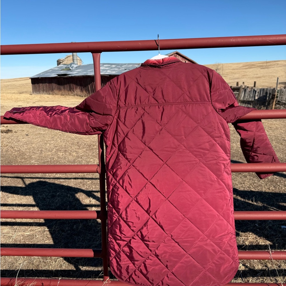 Ariat Women's Quilted Burgundy Coat
